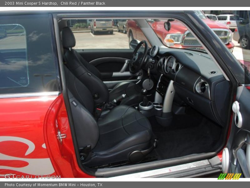 Chili Red / Panther Black 2003 Mini Cooper S Hardtop