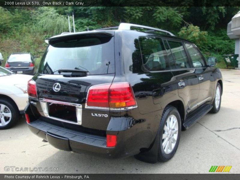 Onyx Black / Dark Gray 2008 Lexus LX 570