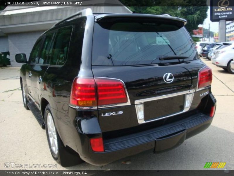 Onyx Black / Dark Gray 2008 Lexus LX 570