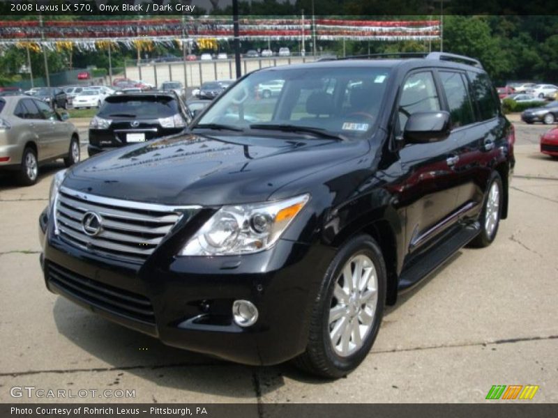 Onyx Black / Dark Gray 2008 Lexus LX 570