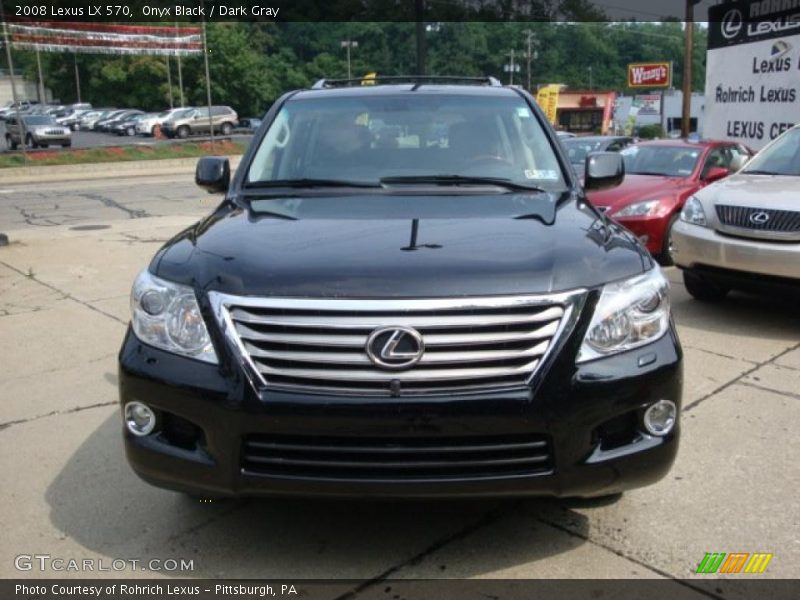 Onyx Black / Dark Gray 2008 Lexus LX 570