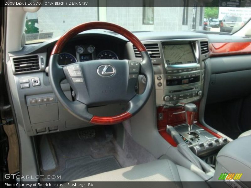 Onyx Black / Dark Gray 2008 Lexus LX 570