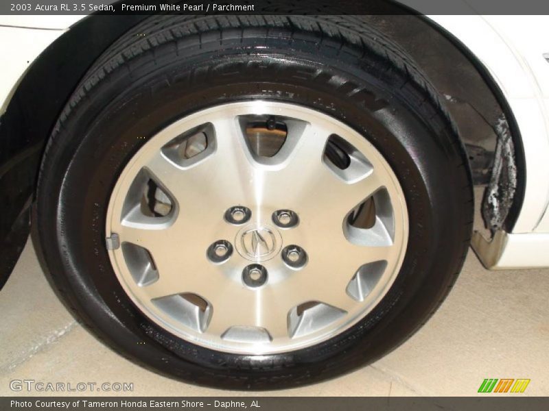 Premium White Pearl / Parchment 2003 Acura RL 3.5 Sedan