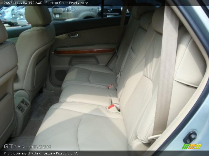 Bamboo Green Pearl / Ivory 2007 Lexus RX 350 AWD