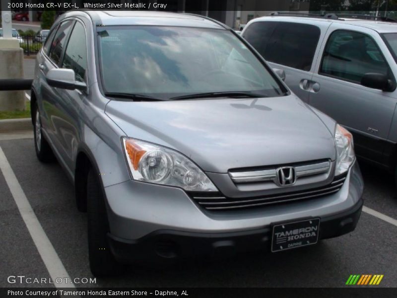 Whistler Silver Metallic / Gray 2008 Honda CR-V EX-L