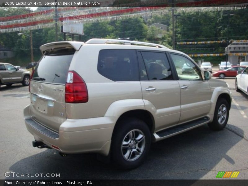 Savannah Beige Metallic / Ivory 2008 Lexus GX 470