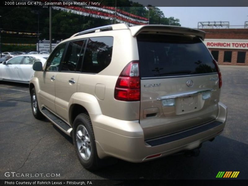 Savannah Beige Metallic / Ivory 2008 Lexus GX 470