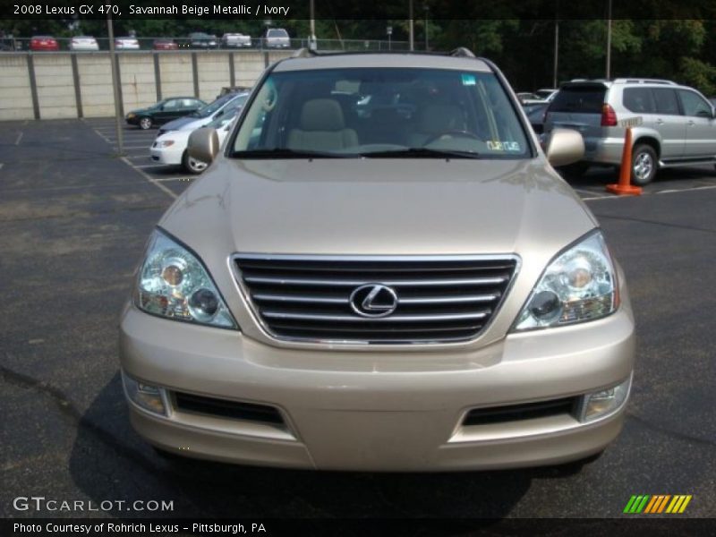Savannah Beige Metallic / Ivory 2008 Lexus GX 470