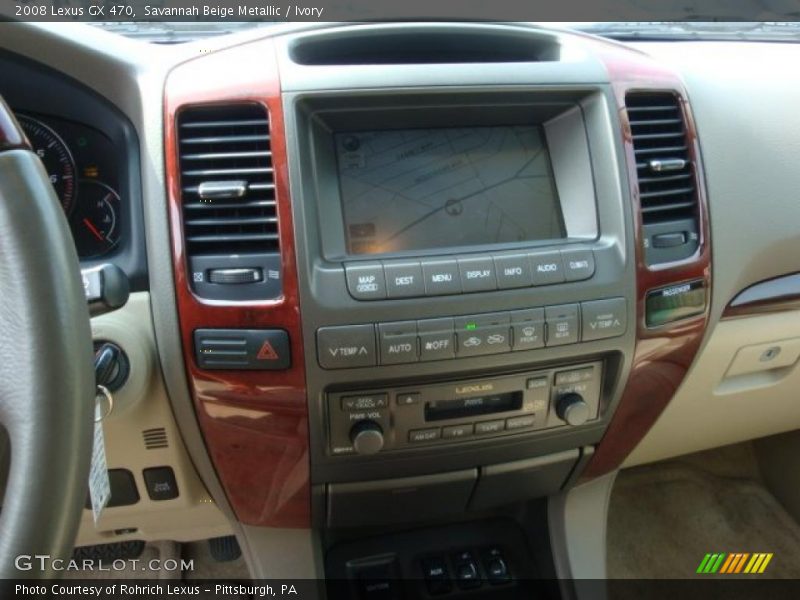 Savannah Beige Metallic / Ivory 2008 Lexus GX 470