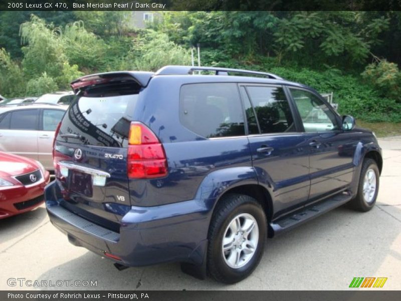 Blue Meridian Pearl / Dark Gray 2005 Lexus GX 470