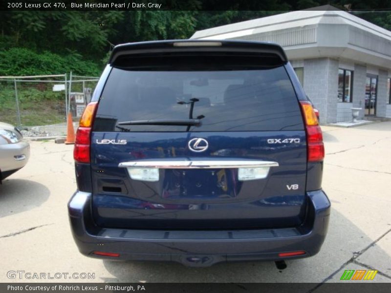 Blue Meridian Pearl / Dark Gray 2005 Lexus GX 470