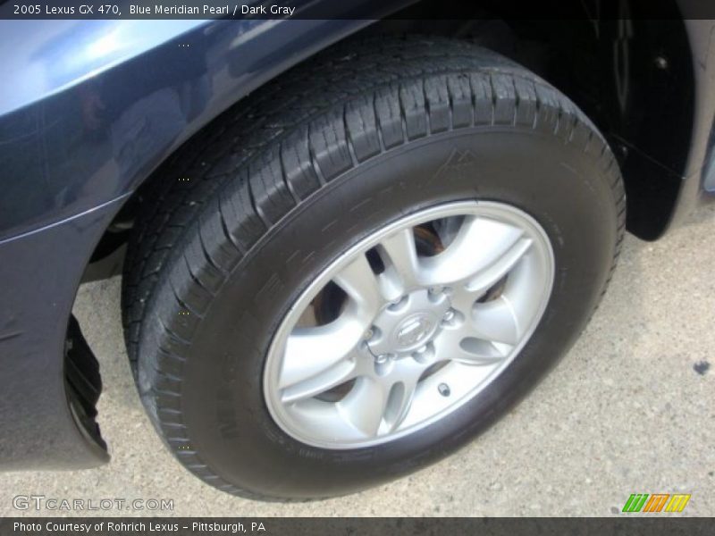 Blue Meridian Pearl / Dark Gray 2005 Lexus GX 470