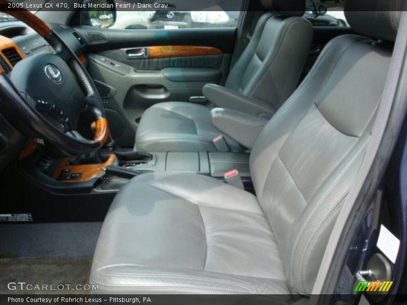 Blue Meridian Pearl / Dark Gray 2005 Lexus GX 470