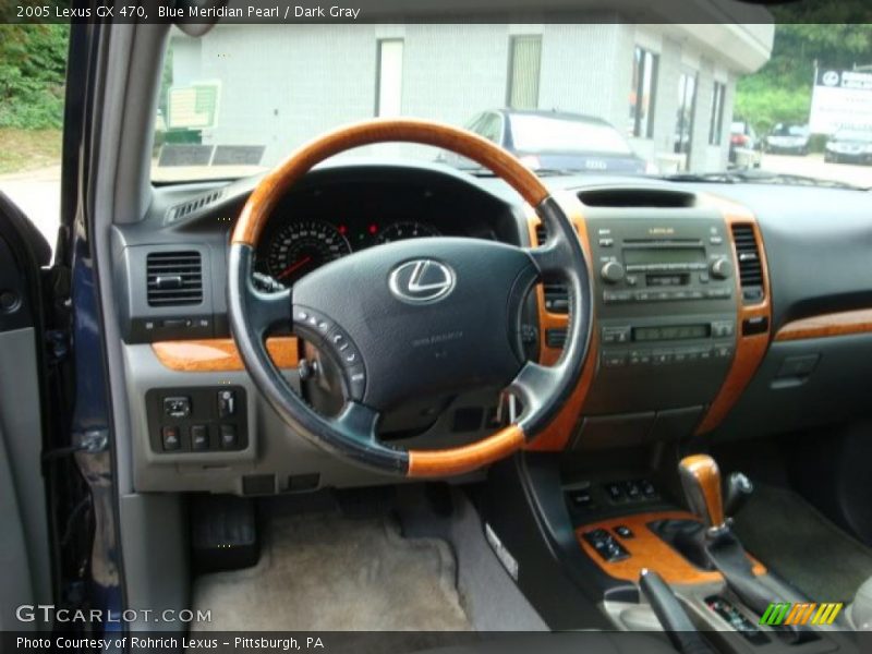 Blue Meridian Pearl / Dark Gray 2005 Lexus GX 470