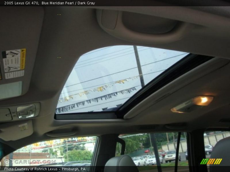 Blue Meridian Pearl / Dark Gray 2005 Lexus GX 470