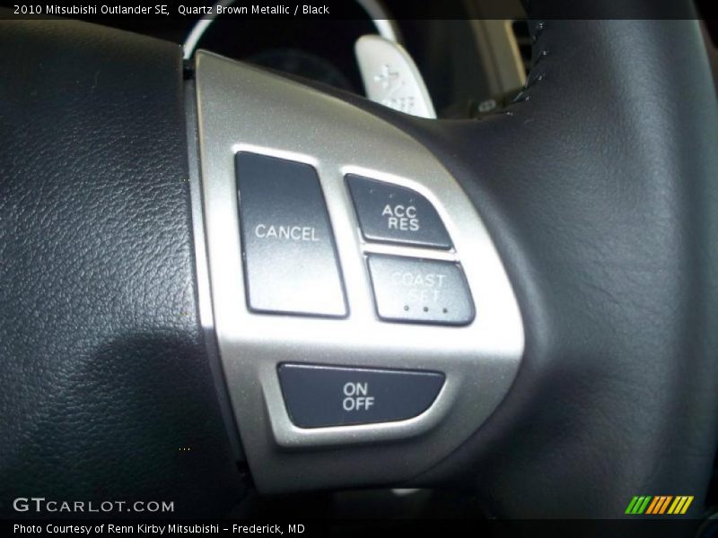 Quartz Brown Metallic / Black 2010 Mitsubishi Outlander SE
