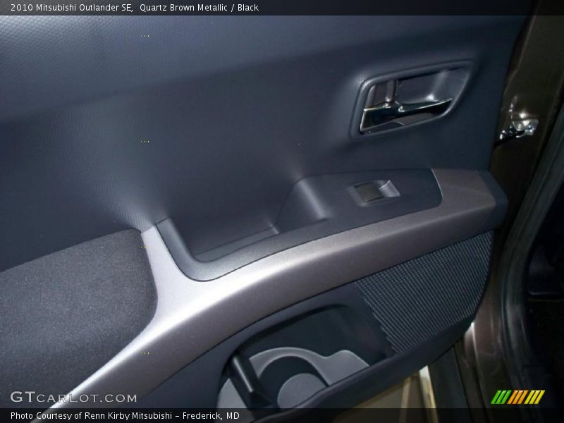 Quartz Brown Metallic / Black 2010 Mitsubishi Outlander SE