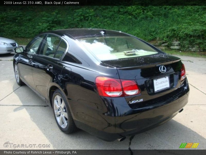 Black Opal / Cashmere 2009 Lexus GS 350 AWD