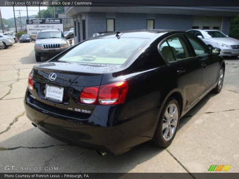 Black Opal / Cashmere 2009 Lexus GS 350 AWD