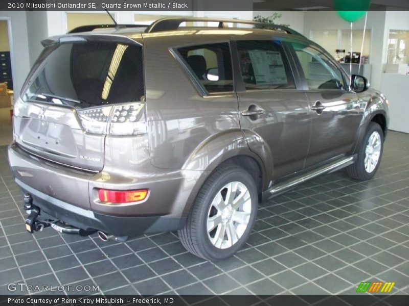 Quartz Brown Metallic / Black 2010 Mitsubishi Outlander SE