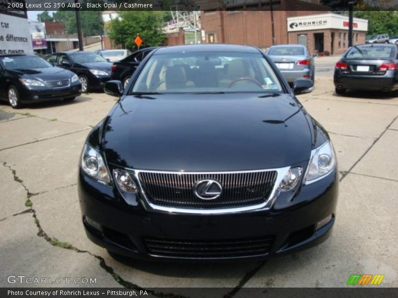 Black Opal / Cashmere 2009 Lexus GS 350 AWD