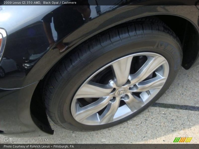 Black Opal / Cashmere 2009 Lexus GS 350 AWD