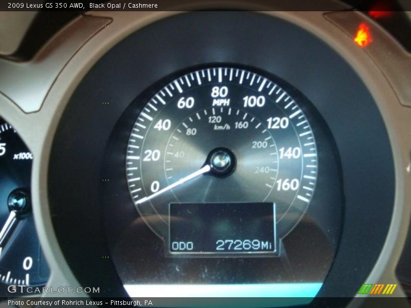 Black Opal / Cashmere 2009 Lexus GS 350 AWD