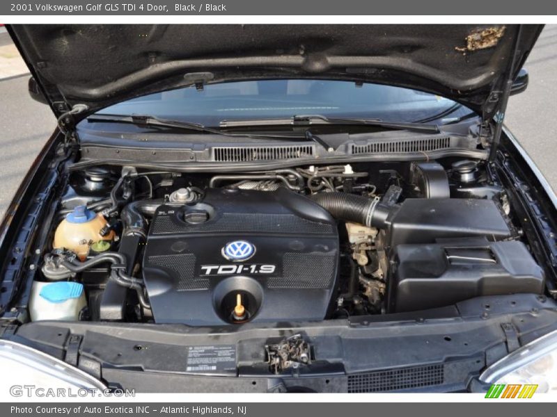 Black / Black 2001 Volkswagen Golf GLS TDI 4 Door