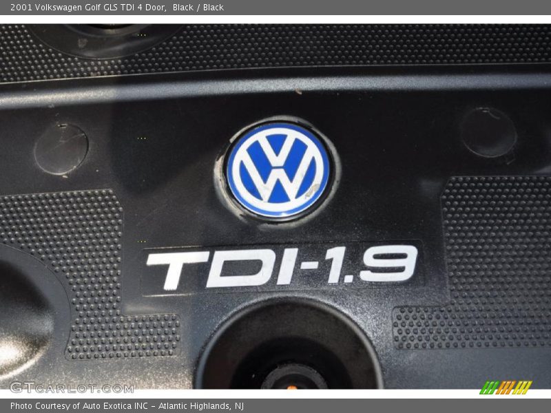 Black / Black 2001 Volkswagen Golf GLS TDI 4 Door