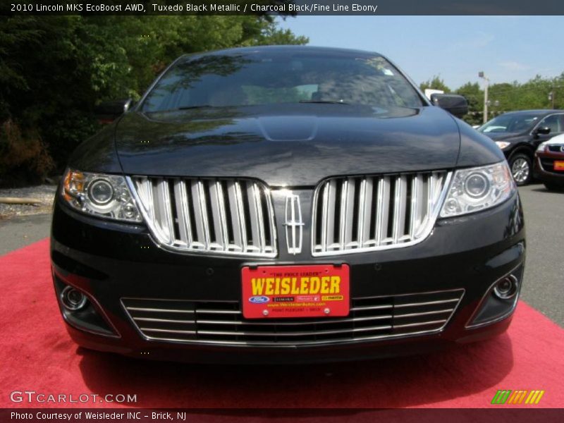 Tuxedo Black Metallic / Charcoal Black/Fine Line Ebony 2010 Lincoln MKS EcoBoost AWD