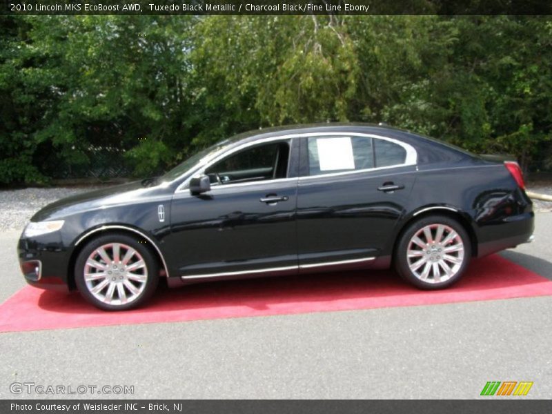 Tuxedo Black Metallic / Charcoal Black/Fine Line Ebony 2010 Lincoln MKS EcoBoost AWD