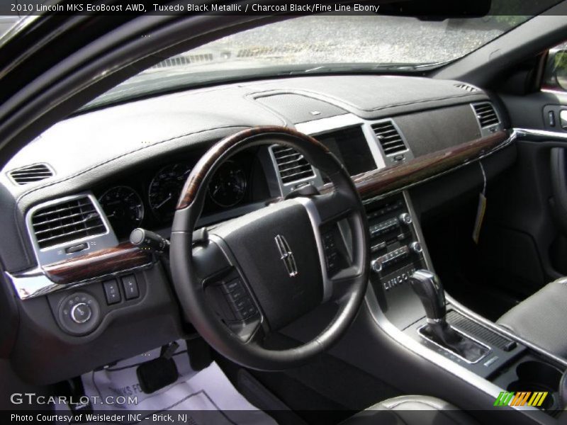 Tuxedo Black Metallic / Charcoal Black/Fine Line Ebony 2010 Lincoln MKS EcoBoost AWD