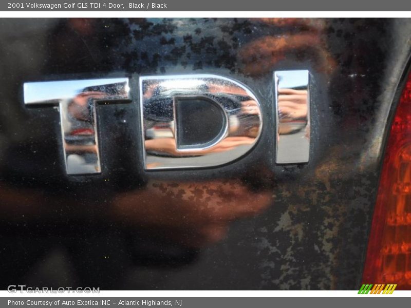 Black / Black 2001 Volkswagen Golf GLS TDI 4 Door