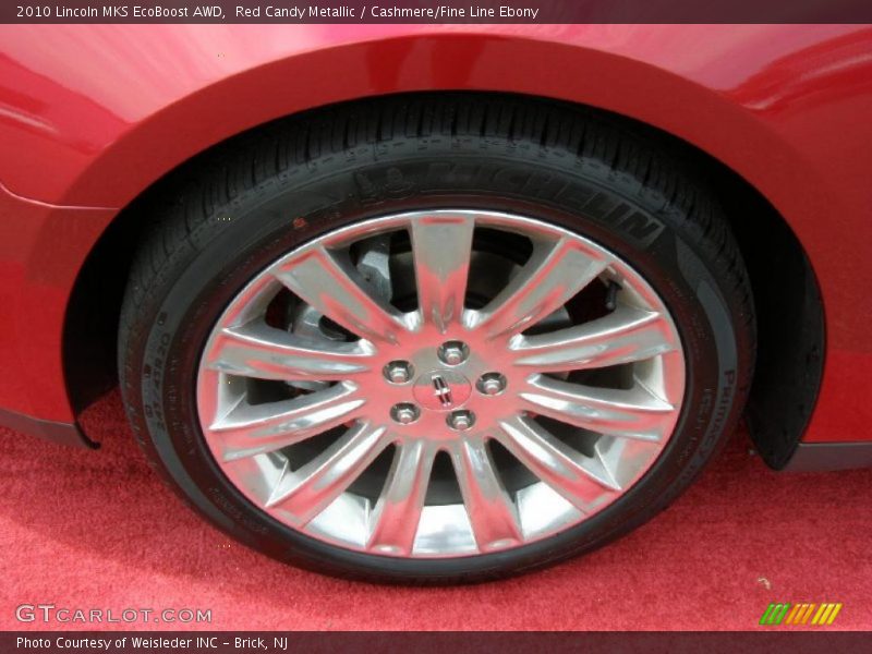 Red Candy Metallic / Cashmere/Fine Line Ebony 2010 Lincoln MKS EcoBoost AWD