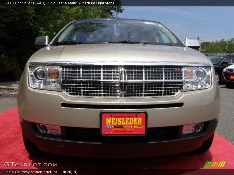 Gold Leaf Metallic / Medium Light Stone 2010 Lincoln MKX AWD
