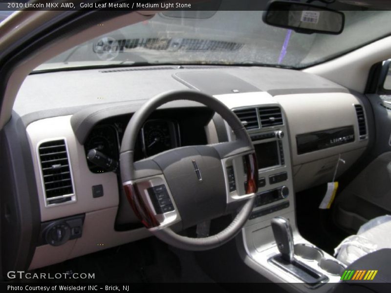 Gold Leaf Metallic / Medium Light Stone 2010 Lincoln MKX AWD