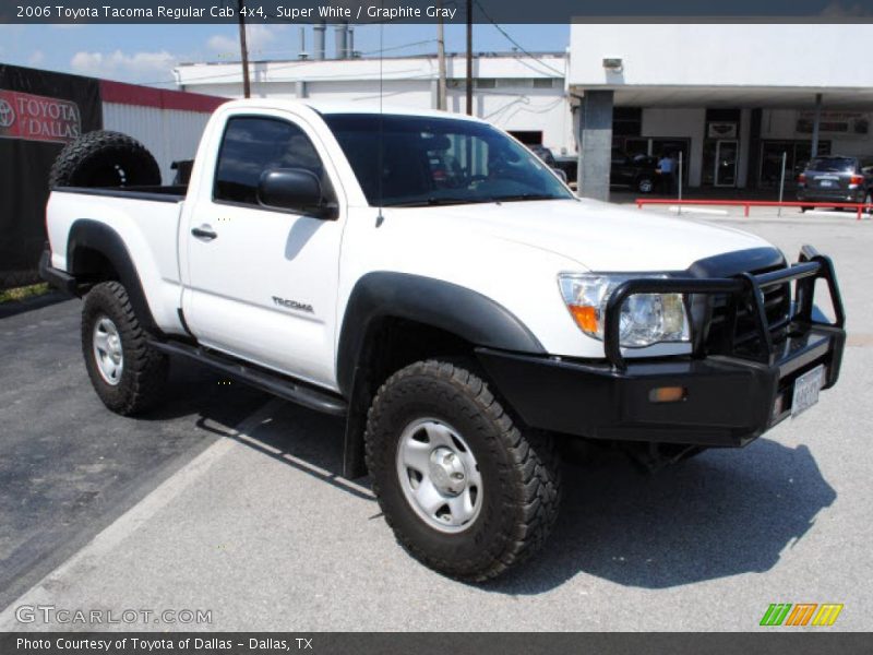 Super White / Graphite Gray 2006 Toyota Tacoma Regular Cab 4x4