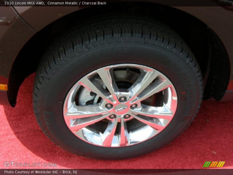 Cinnamon Metallic / Charcoal Black 2010 Lincoln MKX AWD