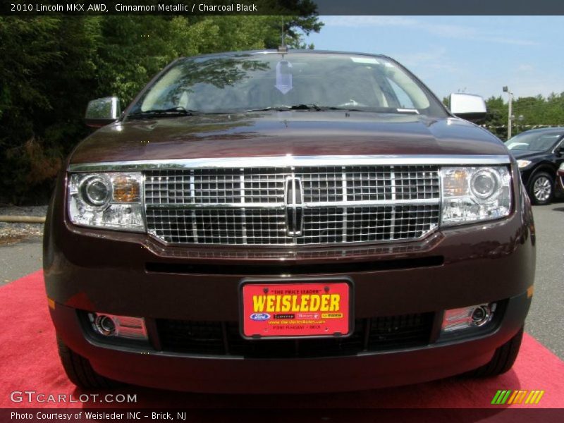 Cinnamon Metallic / Charcoal Black 2010 Lincoln MKX AWD