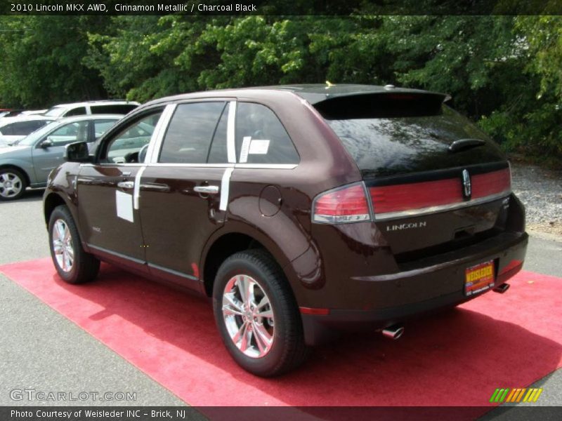 Cinnamon Metallic / Charcoal Black 2010 Lincoln MKX AWD