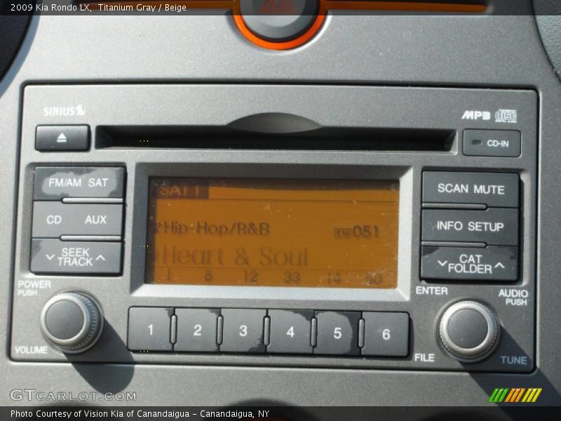 Titanium Gray / Beige 2009 Kia Rondo LX