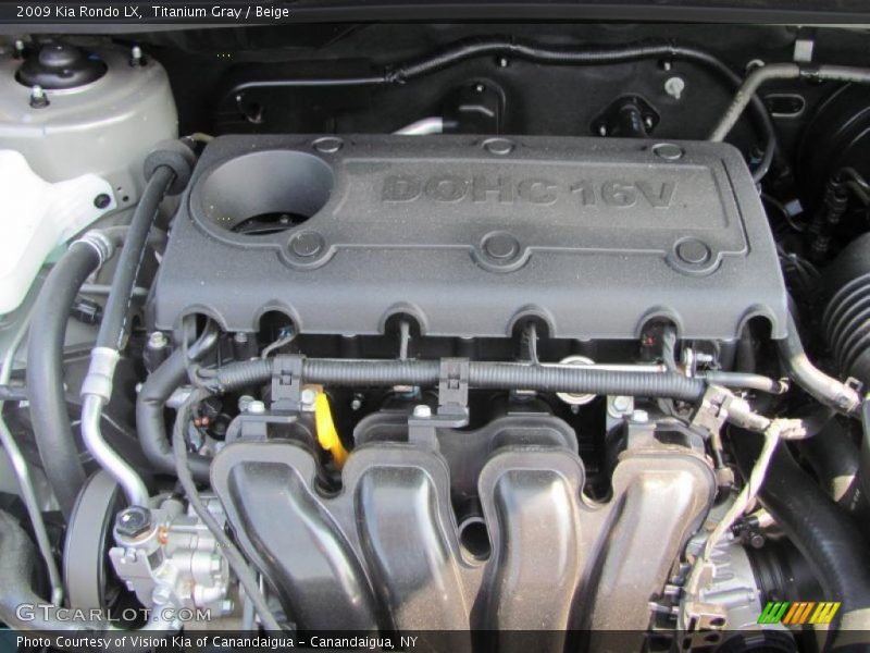 Titanium Gray / Beige 2009 Kia Rondo LX