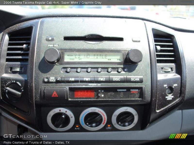 Super White / Graphite Gray 2006 Toyota Tacoma Regular Cab 4x4