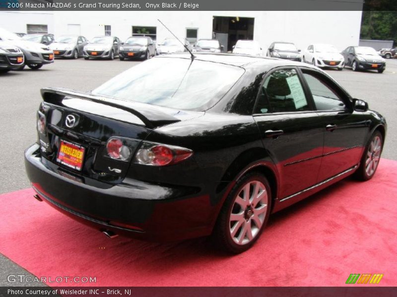 Onyx Black / Beige 2006 Mazda MAZDA6 s Grand Touring Sedan