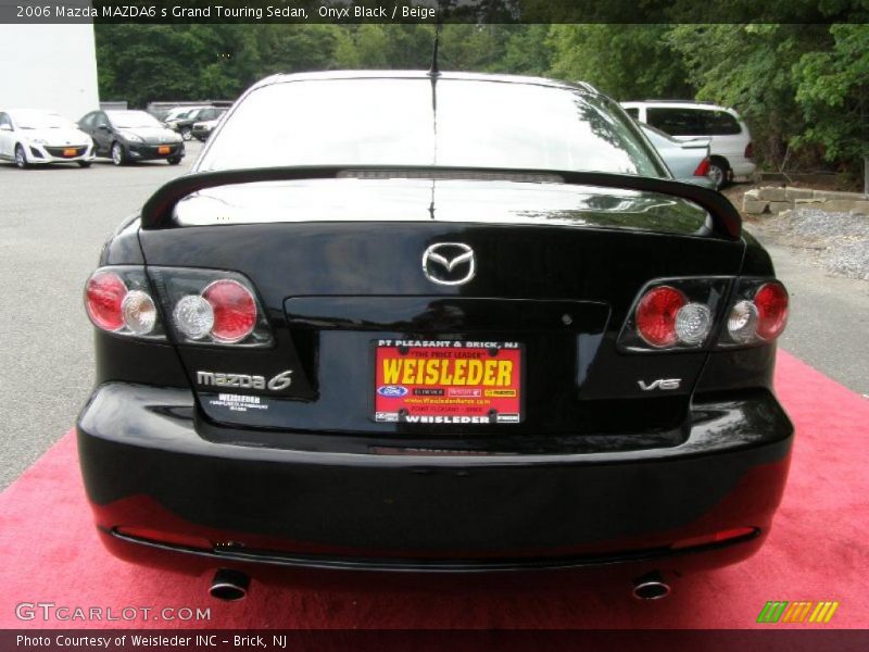 Onyx Black / Beige 2006 Mazda MAZDA6 s Grand Touring Sedan