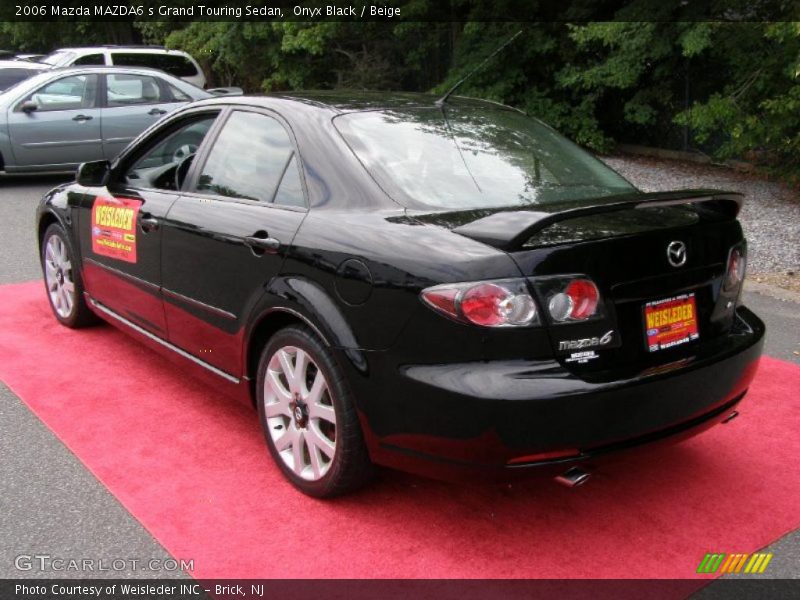 Onyx Black / Beige 2006 Mazda MAZDA6 s Grand Touring Sedan