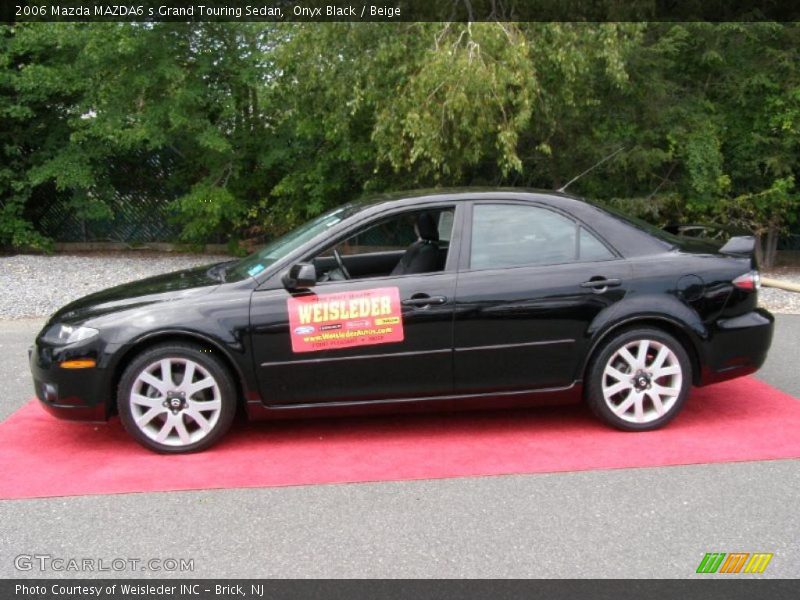 Onyx Black / Beige 2006 Mazda MAZDA6 s Grand Touring Sedan