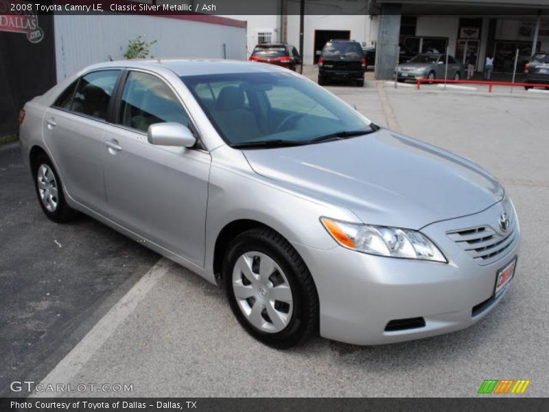 Classic Silver Metallic / Ash 2008 Toyota Camry LE