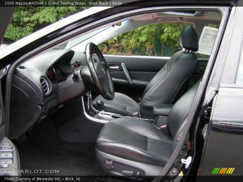 Onyx Black / Beige 2006 Mazda MAZDA6 s Grand Touring Sedan