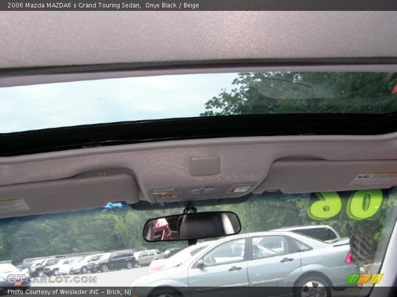 Onyx Black / Beige 2006 Mazda MAZDA6 s Grand Touring Sedan
